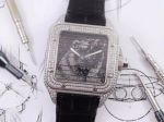 Cartier Santos  45MM in Diameter With Logo and Diamond Men Watch